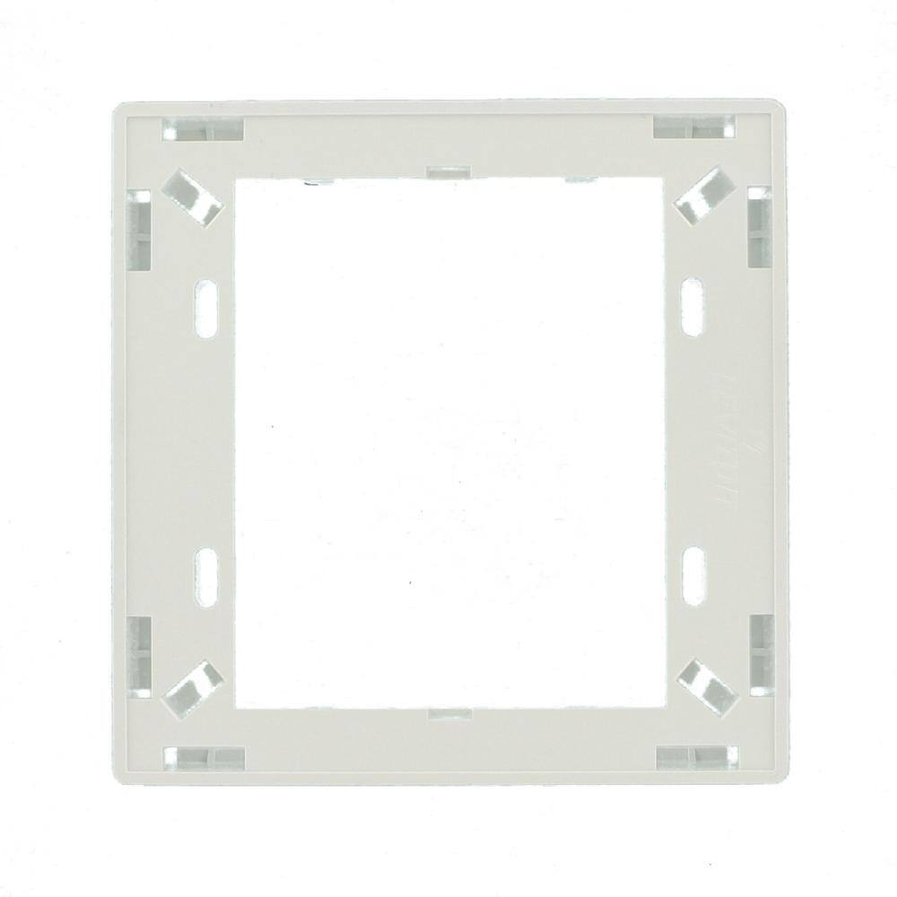 Leviton Multimedia Outlet System (MOS) Fiber Storage-Spacer Ring White 41290-DRW