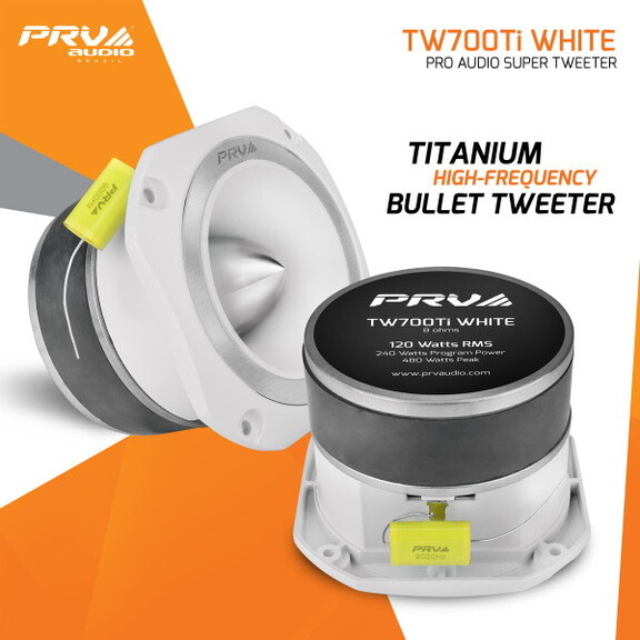 PRV Audio TW700Ti W Super Tweeter White