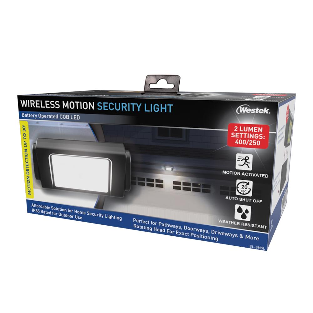 Westek BL-SMSL Standard Motion Security Light， Black