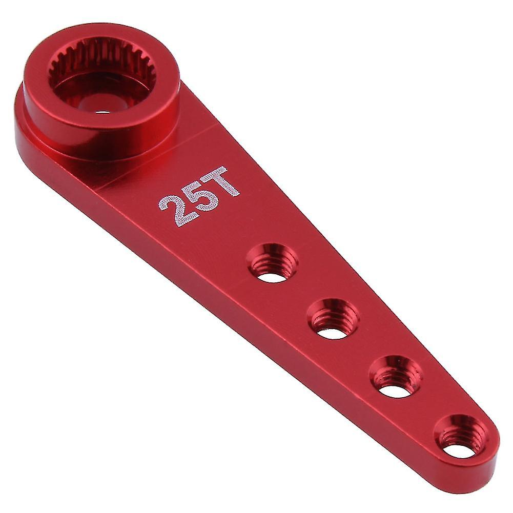 4pcs 37mm 25t Metal Extension Steering Arm Horn For Rc Car Crawler Parts，red