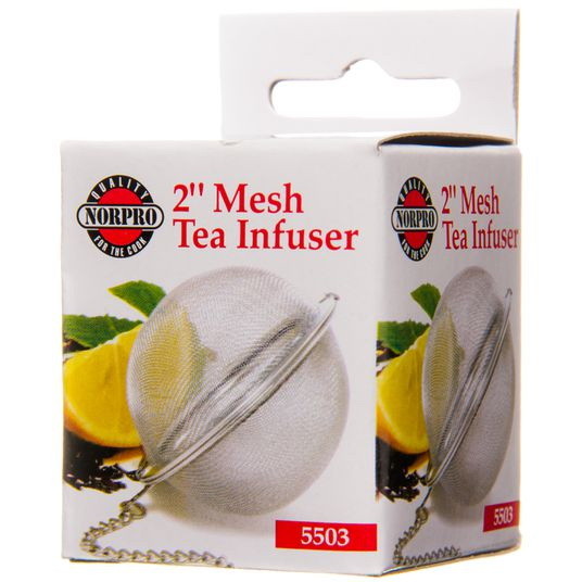 Norpro Mesh Tea Ball  Stainless Steel  2 inch