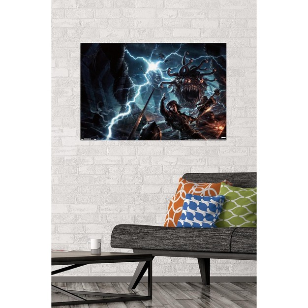 Trends International Dungeons And Dragons Battle Unframed Wall Poster Prints