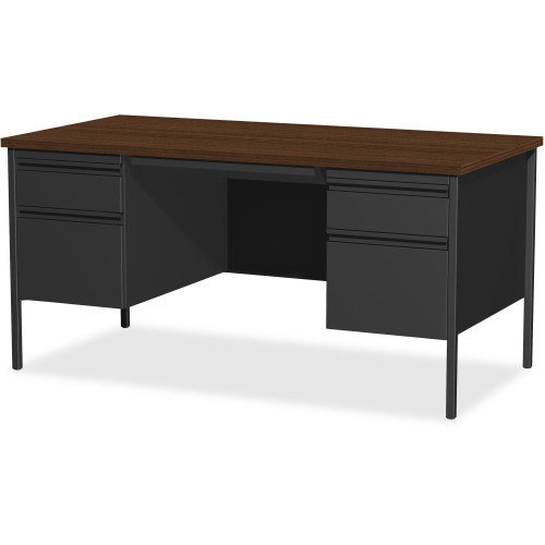 Lorell Fortress Series Double-Pedestal Desk (60927)