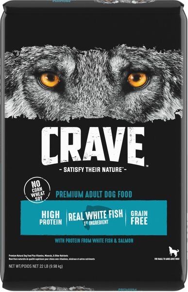 Crave High Protein White Fish and Salmon Adult Grain Free Dry Dog Food