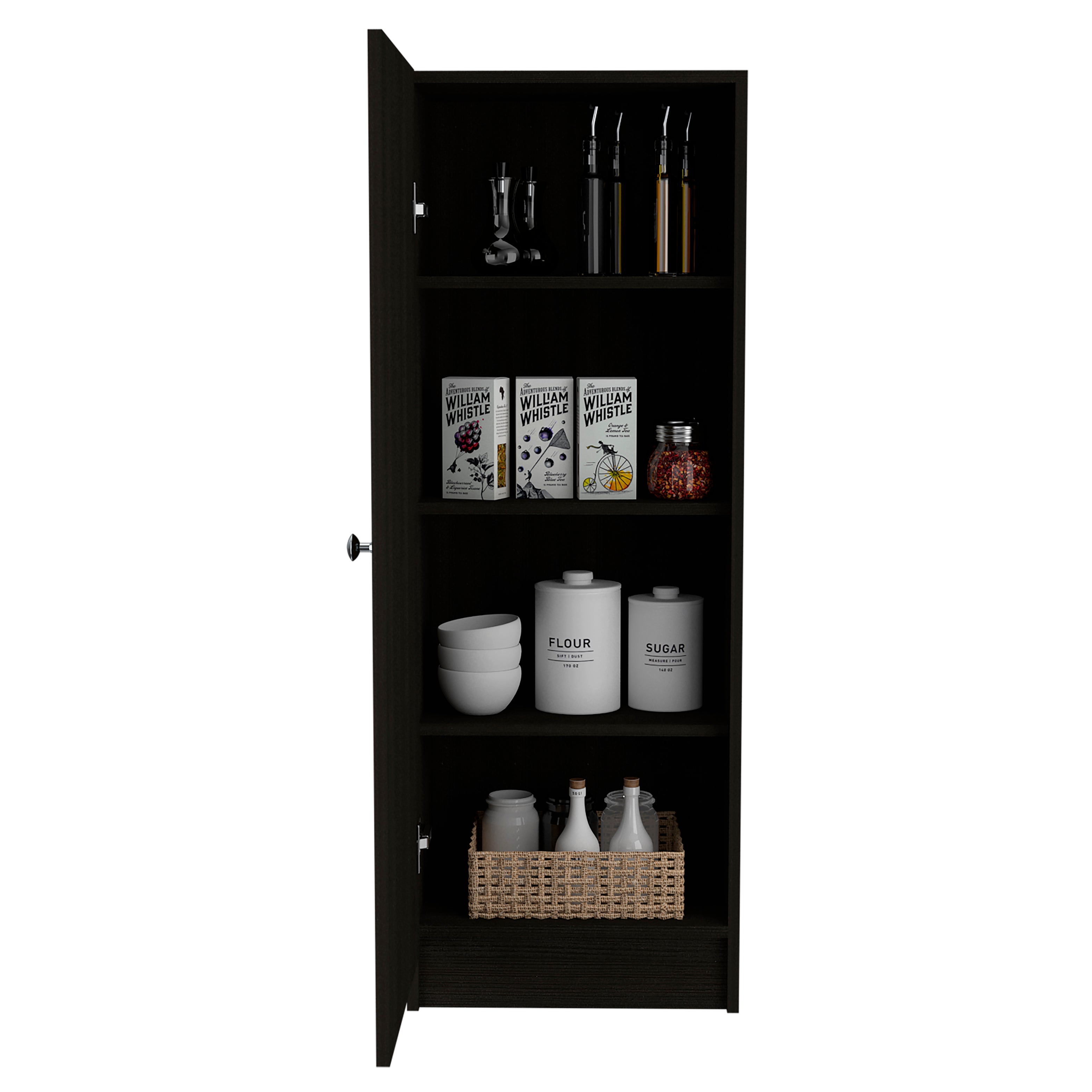 Boahaus Nimes Kitchen Cabinet (Black)