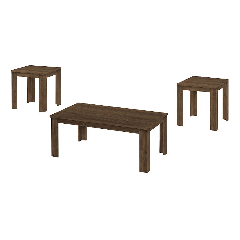 Monarch Contemporary Coffee and End Table 3-piece Set