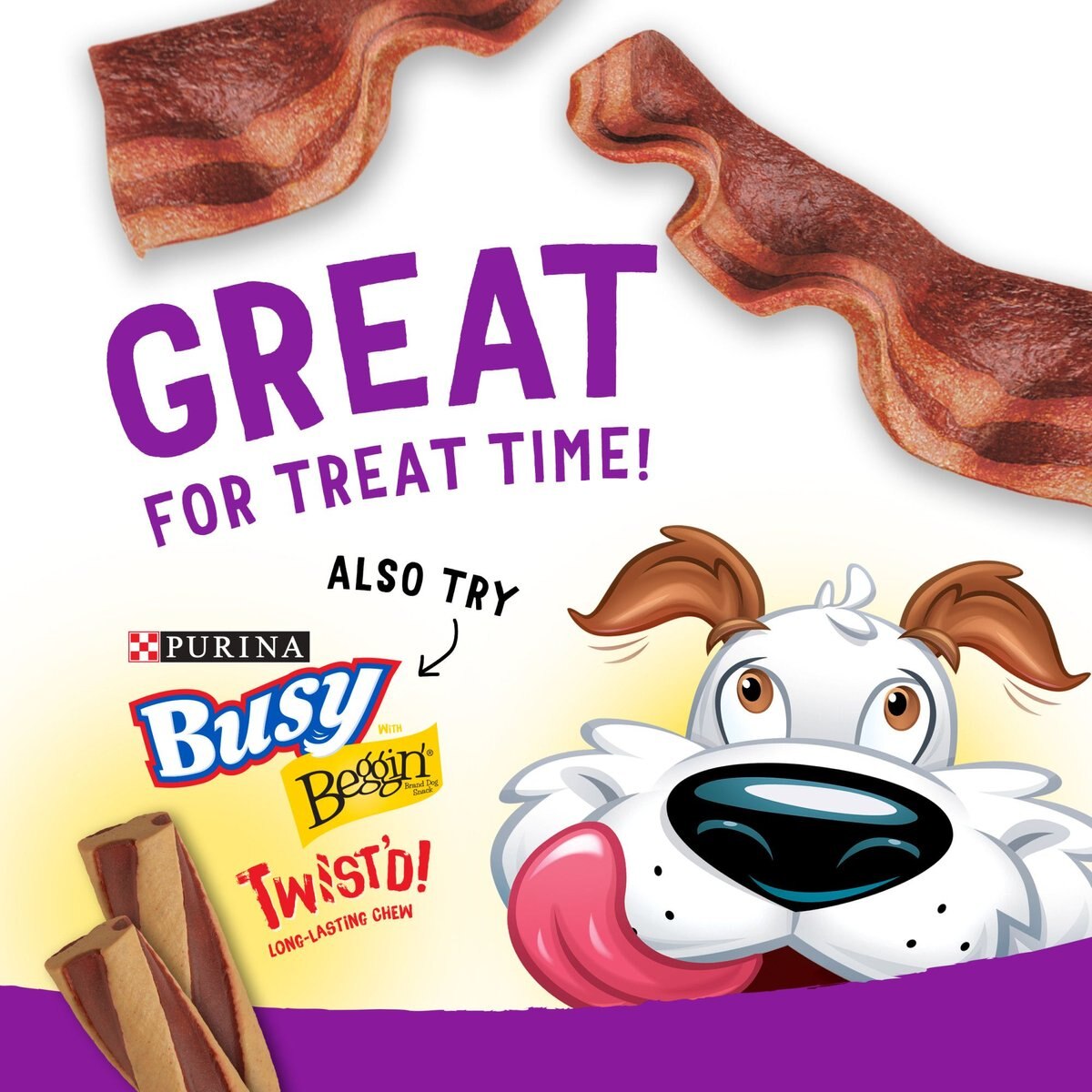 Purina Beggin' Strips Original with Bacon Flavored Dog Treats