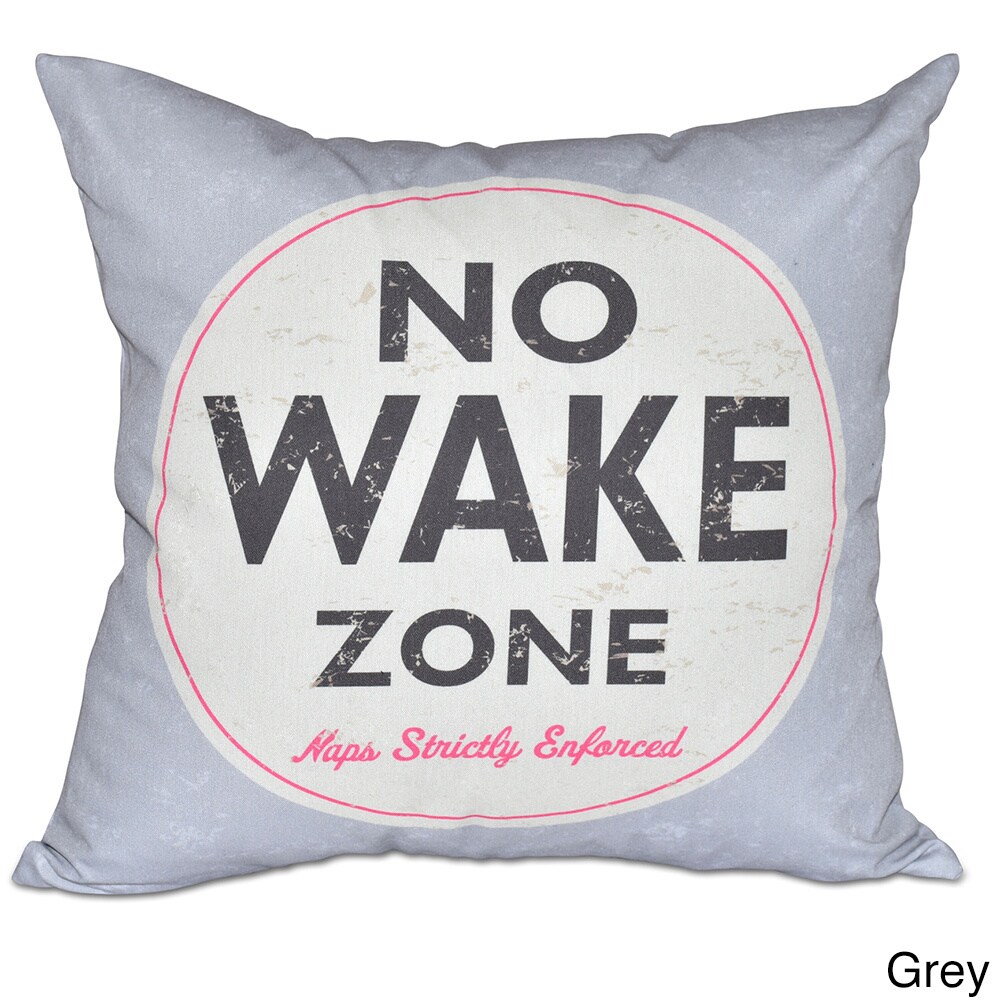 Nap Zone Word Print 20 inch Pillow   20\