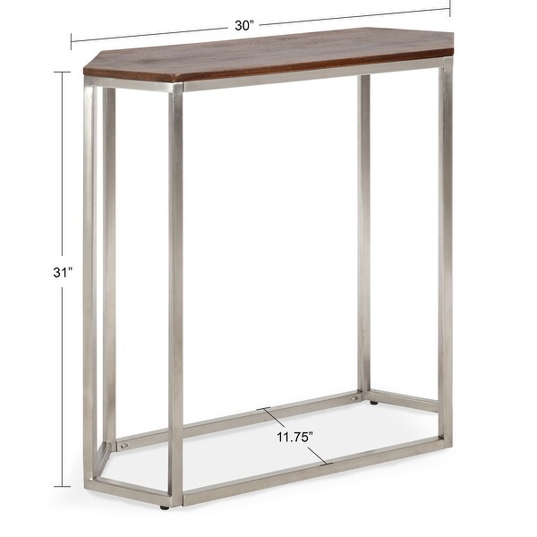 Kate and Laurel Helcourt Hexagon Console Table - 30x12x31