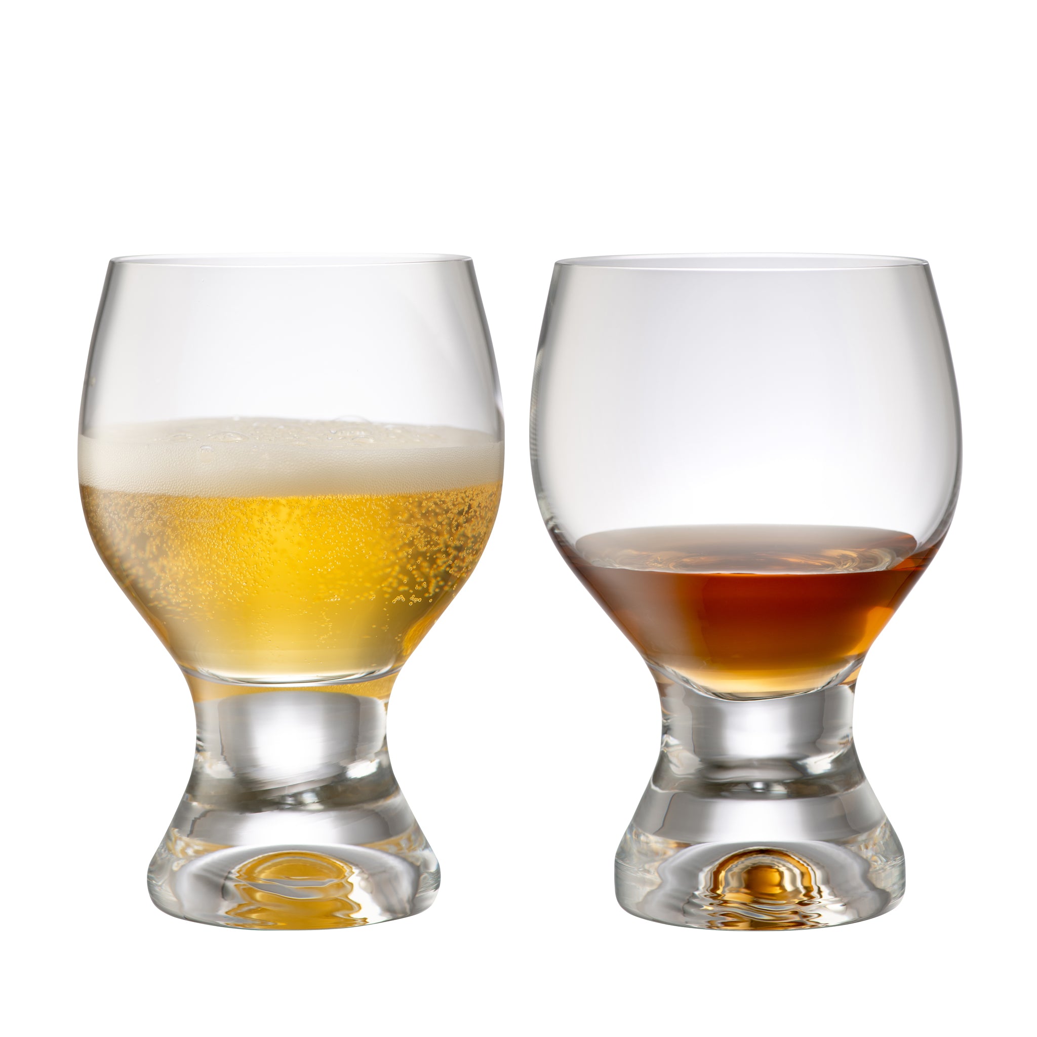 Galway Crystal Elegance Footed Tasting Glass Pair