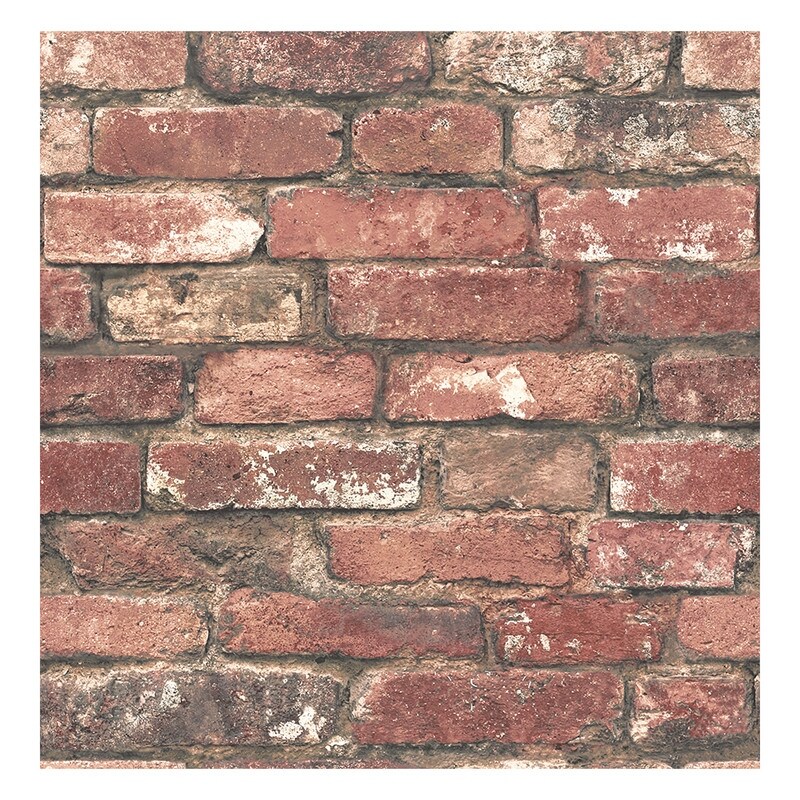 Loft Red Brick Wallpaper   20.5 x 396 x 0.025