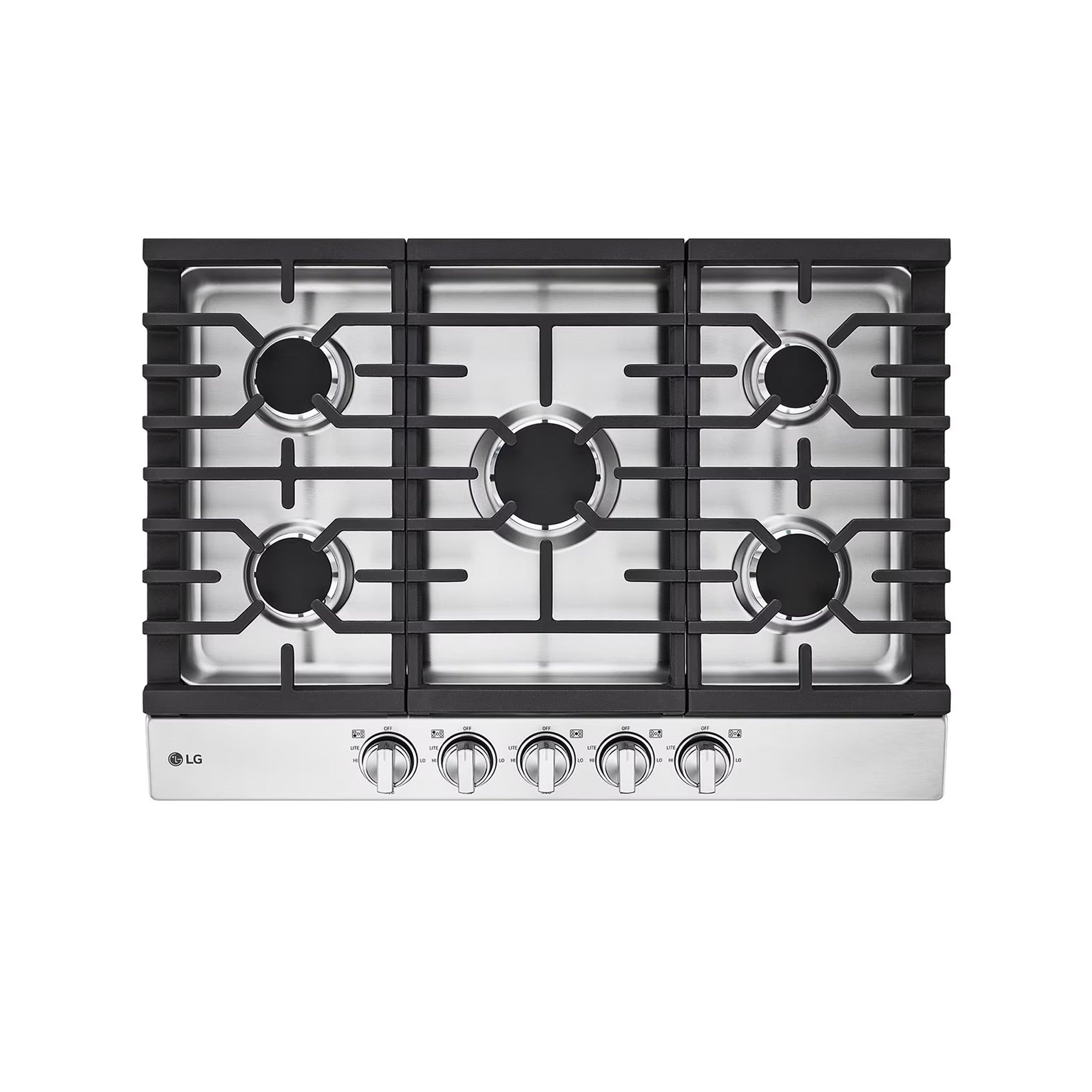 30 Inch Gas Cooktop with 5 Sealed Burners and Ultraheat