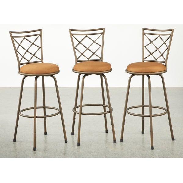 Simple Living Alyssa Adjustable Height Swivel Stools (Set of 3)