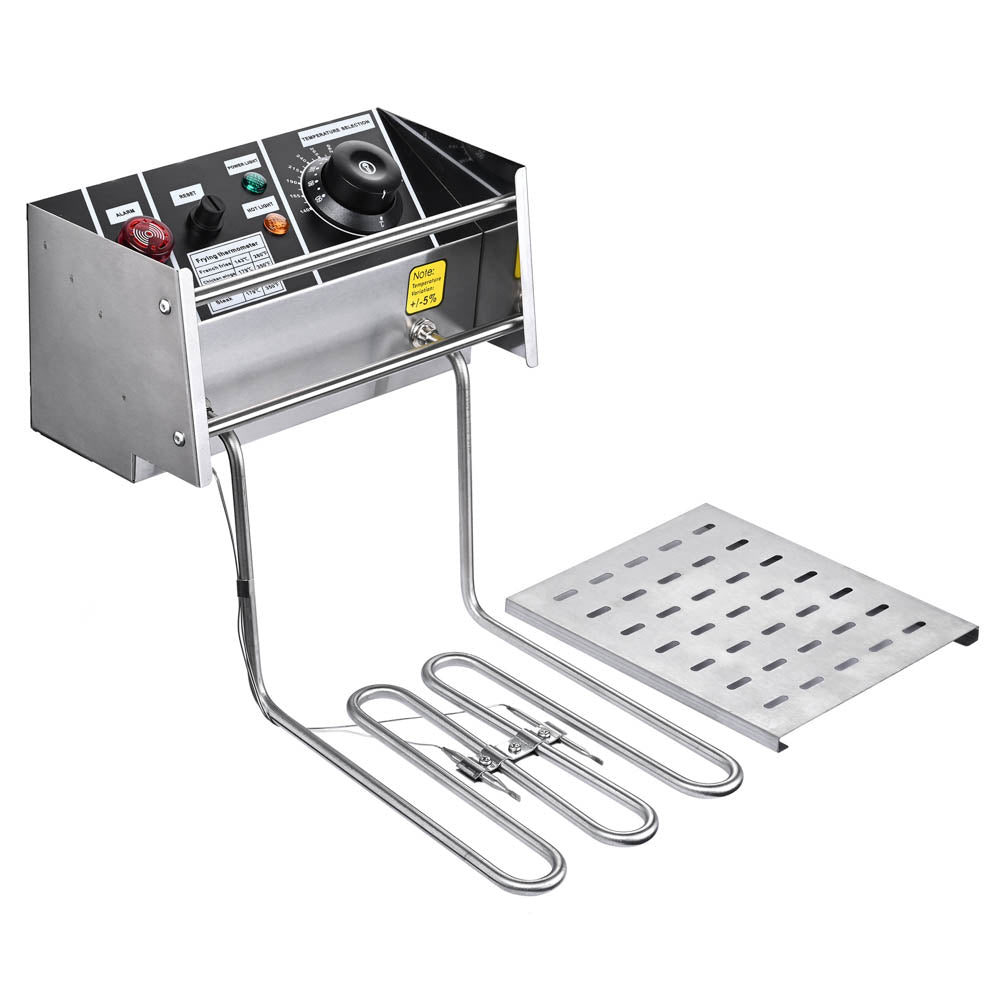 Yescom Stainless Steel Electric Countertop Fat Deep Fryer 12L