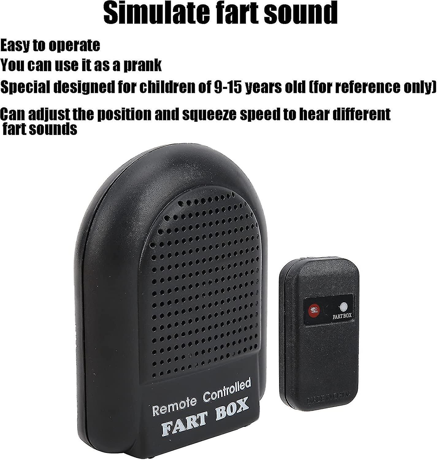 2023 - Electronic Remote Control Fart Box， Children Toy Joke Prank Novelties Fart Machine