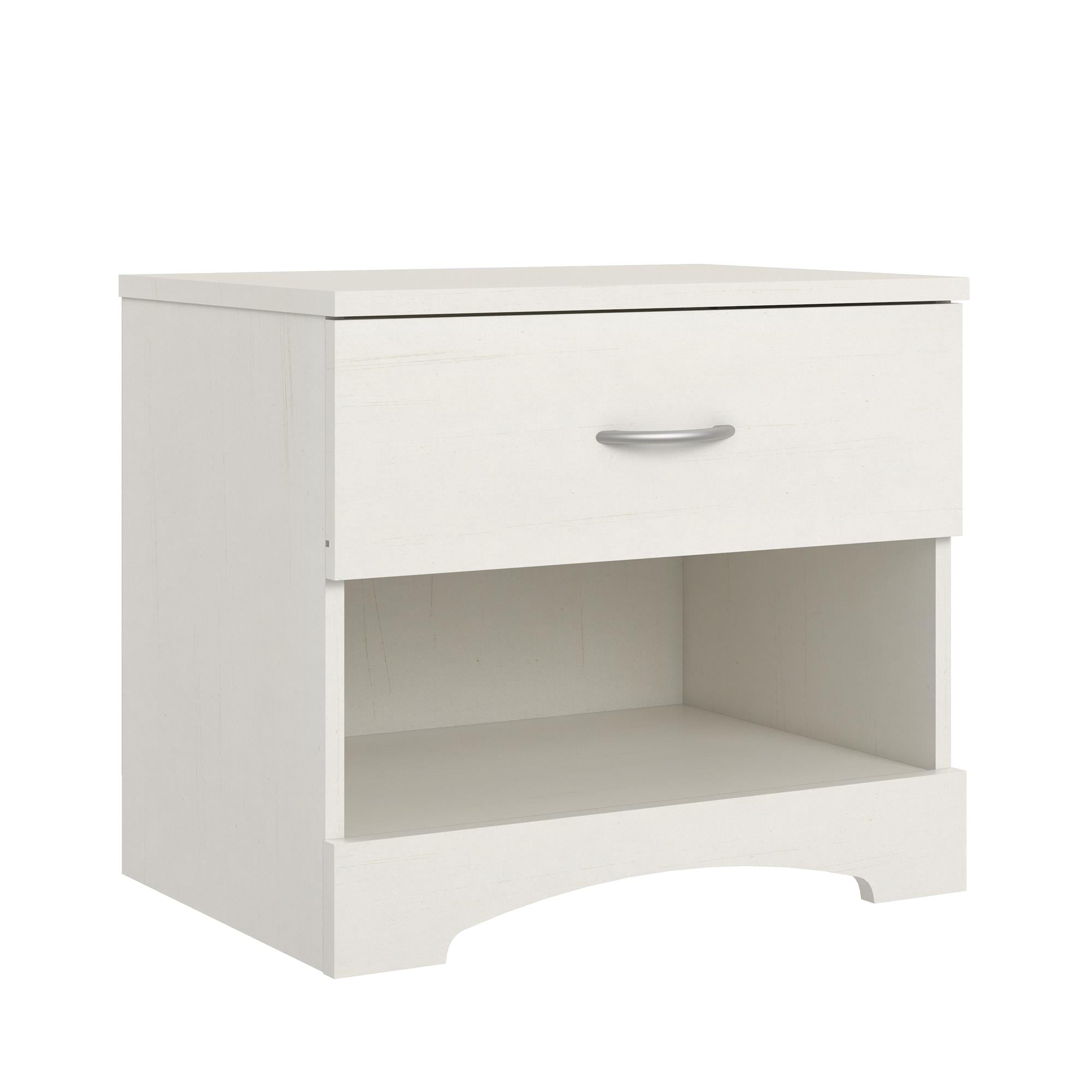 Ameriwood Home Crescent Point Nightstand, Multiple Colors - Ivory