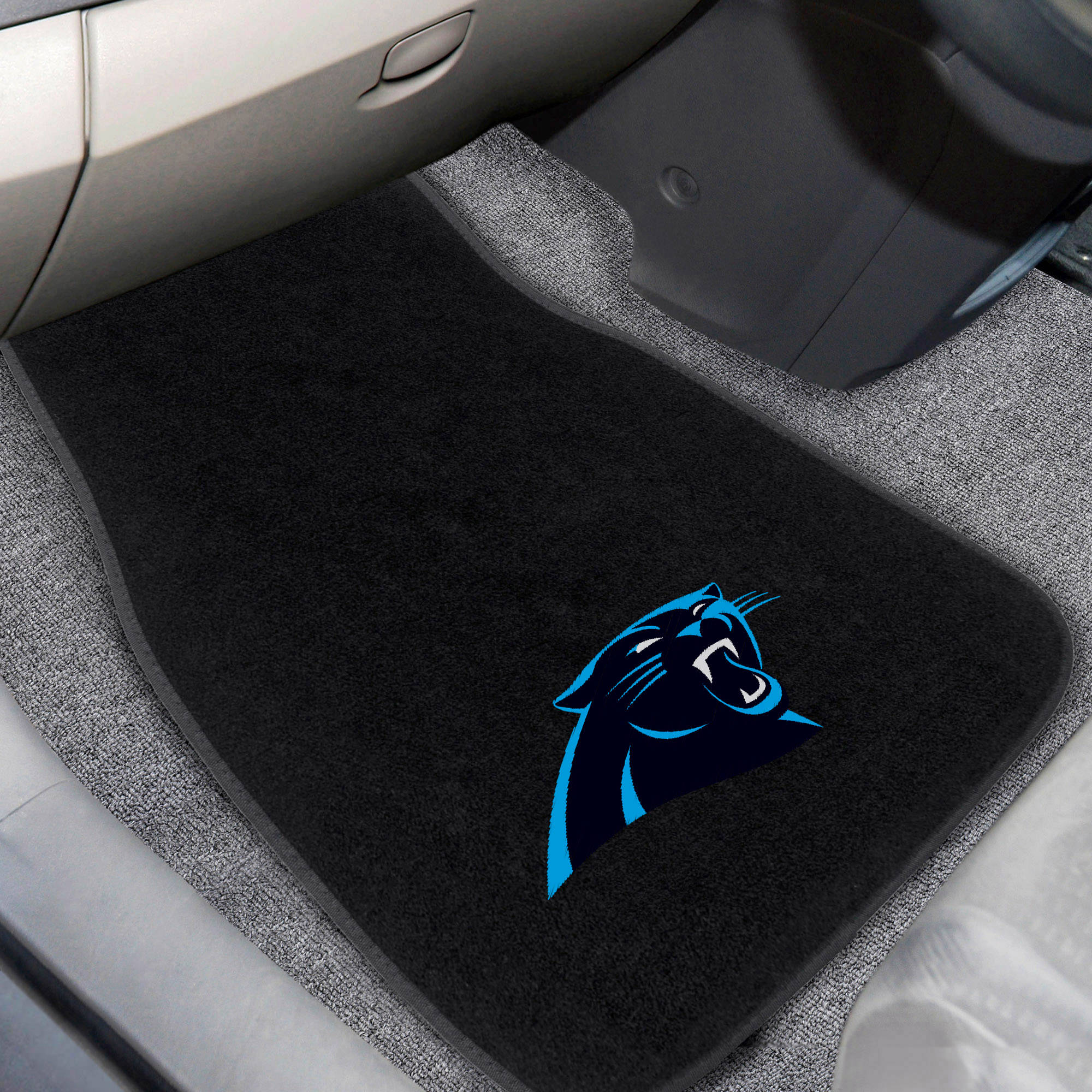 FANMATS 17130 NFL - Carolina Panthers Embroidered Car Mat ， Team Color， 17