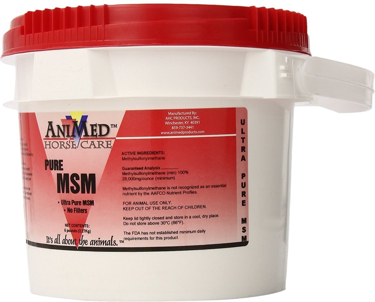 AniMed Pure MSM Joint Support Powder Horse Supplement