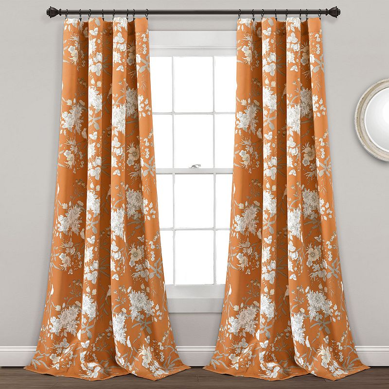 Lush Decor 2-pack Botanical Garden Window Curtains