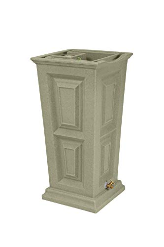 Good Ideas SV-RNSV45-SAN 45 gal Savannah Rain Saver - Sandstone