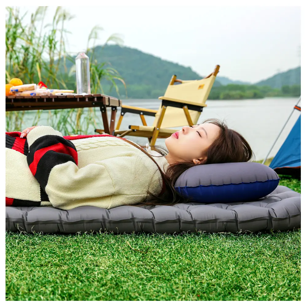 Inflatable Camping Neck Pillow Lightweight Travel Air Pillow Ultralight  Portable travel pilliow