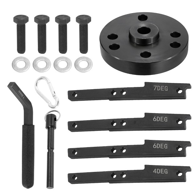 Unique Bargains Cam Gear Puller Cam Timing Tool Kit And Engine Brake Adjustment Tool 7mm Black 16pcs