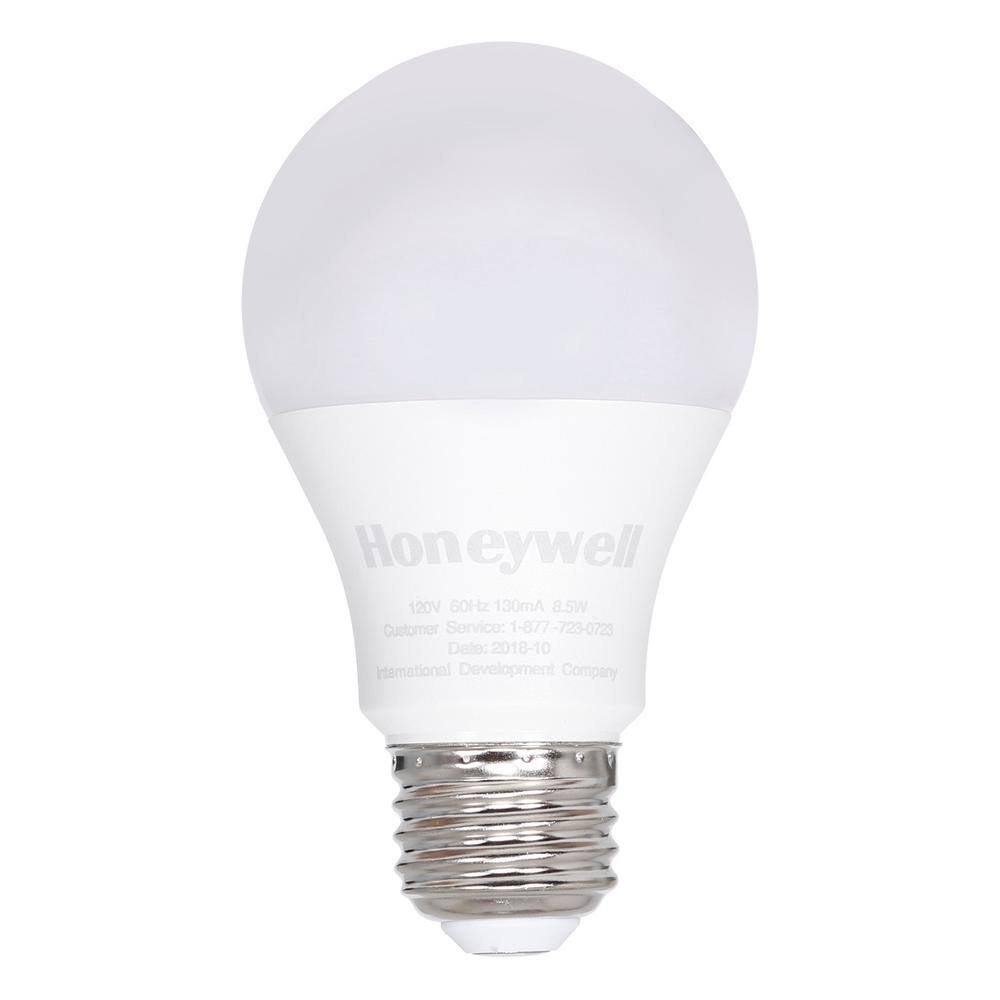 Honeywell 60-Watt Equivalent A19 Non-Dimmable Energy Saving LED Light Bulb Soft White (8 per Box) A196021HQ800