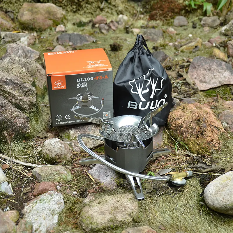 Bulin BL100 T3 A Wholesale Folding Camp Stove Windproof Butane Stove Outdoor Portable Camping Gas