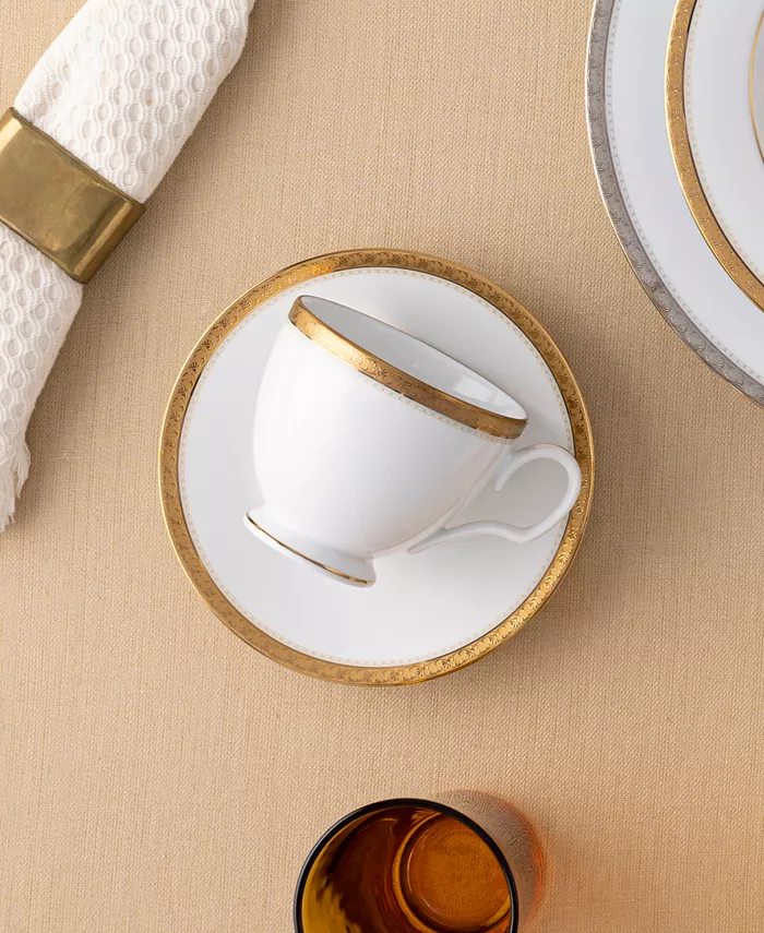 Noritake  Charlotta Gold 5 Piece Place Setting