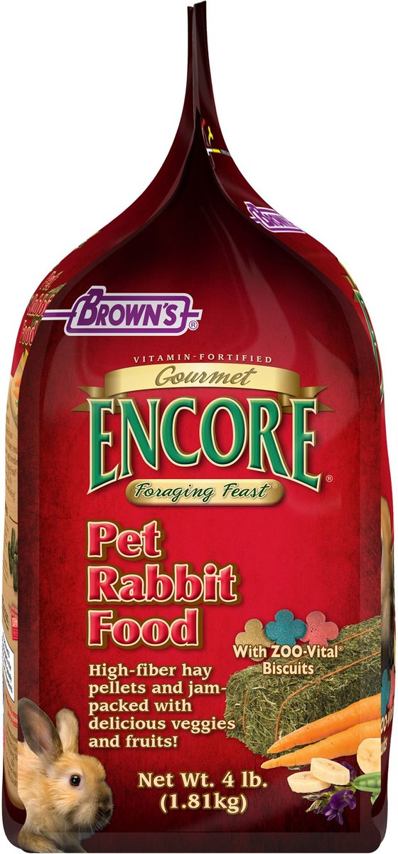 Brown's Encore Gourmet Foraging Feast Pet Rabbit Food