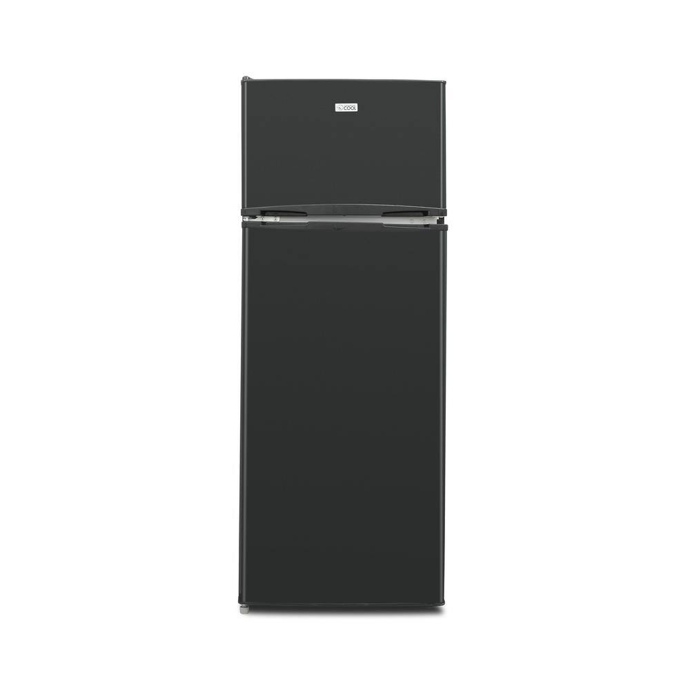 Commercial Cool 7.7 cu. ft. Top Freezer Refrigerator in Black CCR77LBB