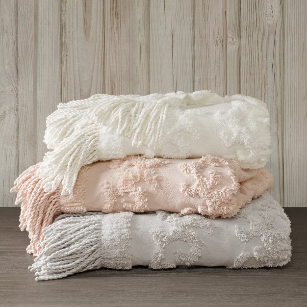 Mila Cotton Tufted Throw Blanket