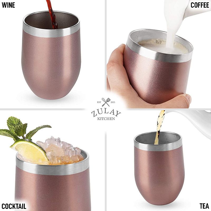 Insulated Wine Tumbler With Lid