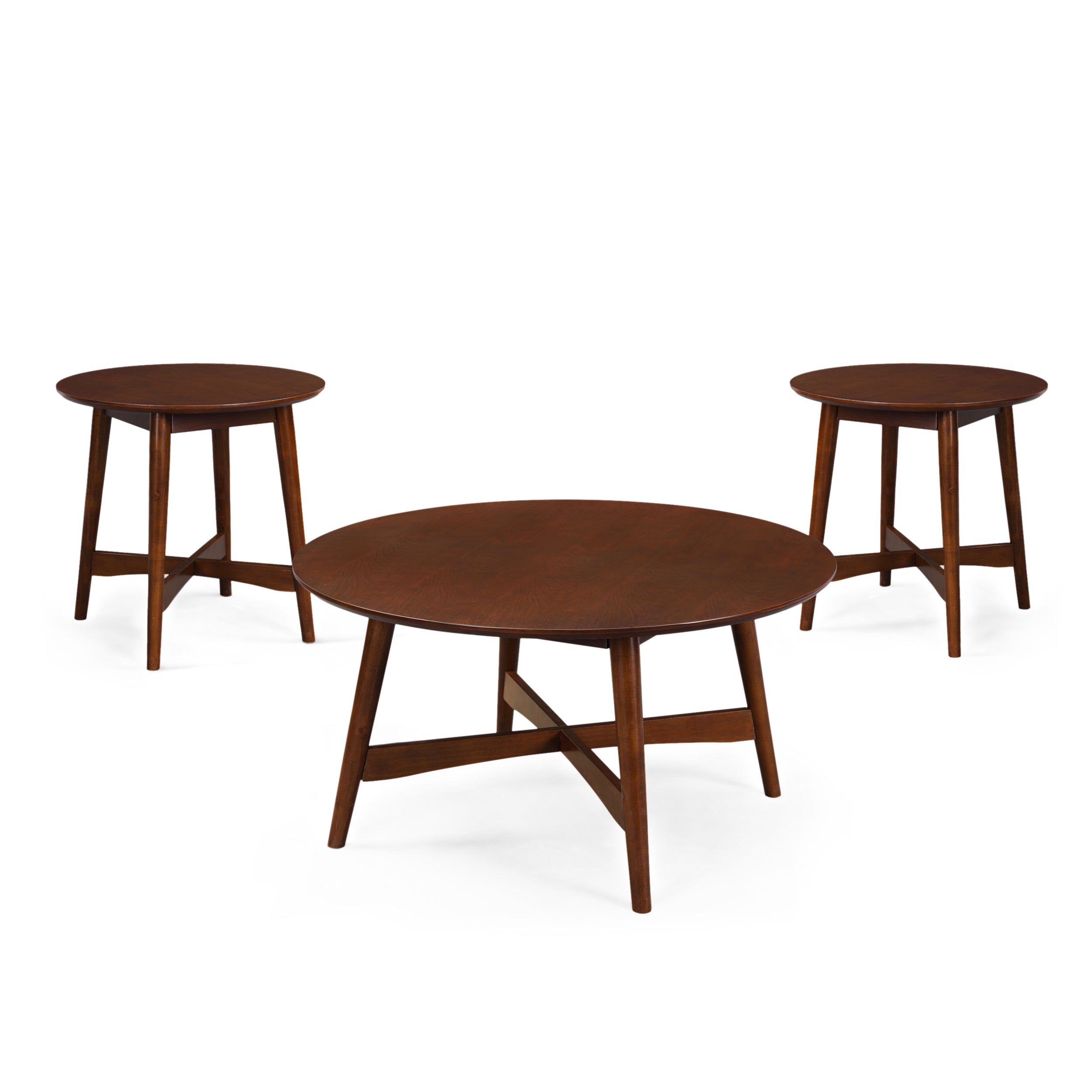 Murdock Mid-Century Modern Wood Table Set