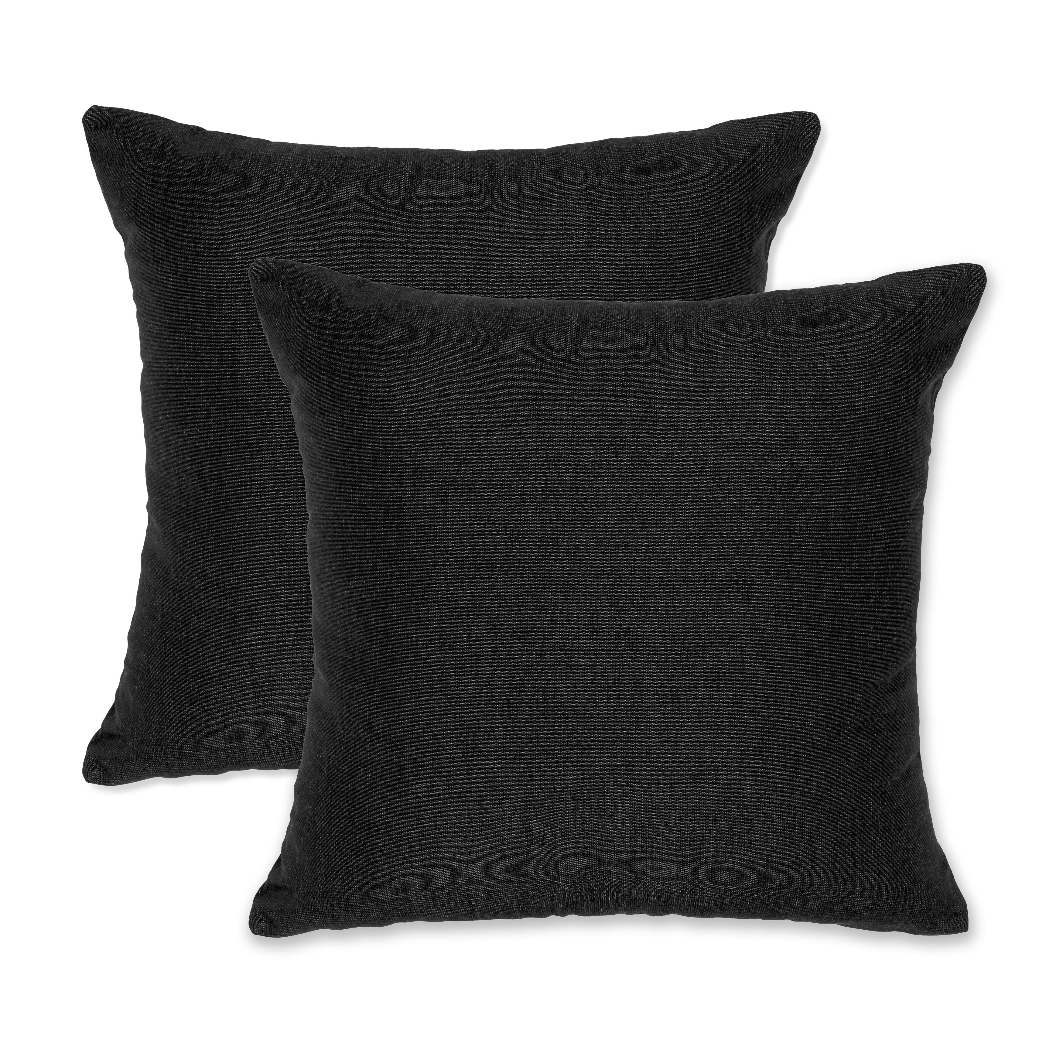 19” Square Outdoor/Indoor Zippered Pillow Cover， (set of 2) By Austin Horn Classics