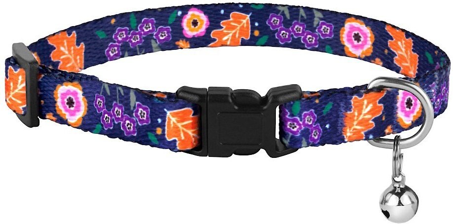 CollarDirect Floral Design Pattern Nylon Cat Collar