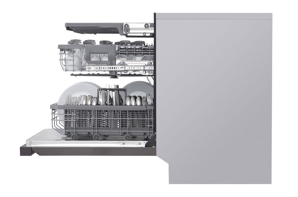 Lg LDP6810BD Top Control Smart Wi-Fi Enabled Dishwasher With Quadwash™ And Truesteam®