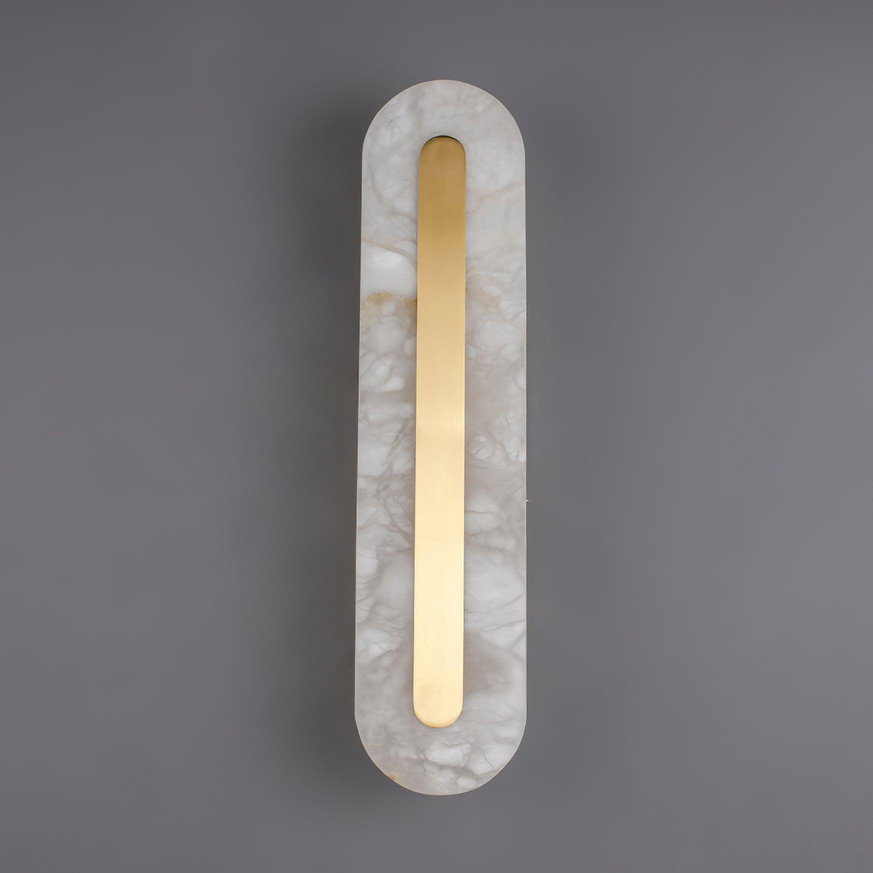 Alabaster Rounded Wall Light