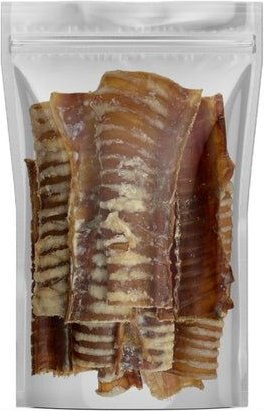 K9warehouse Trachea Flats Beef Flavored Dog Chews， 12 count