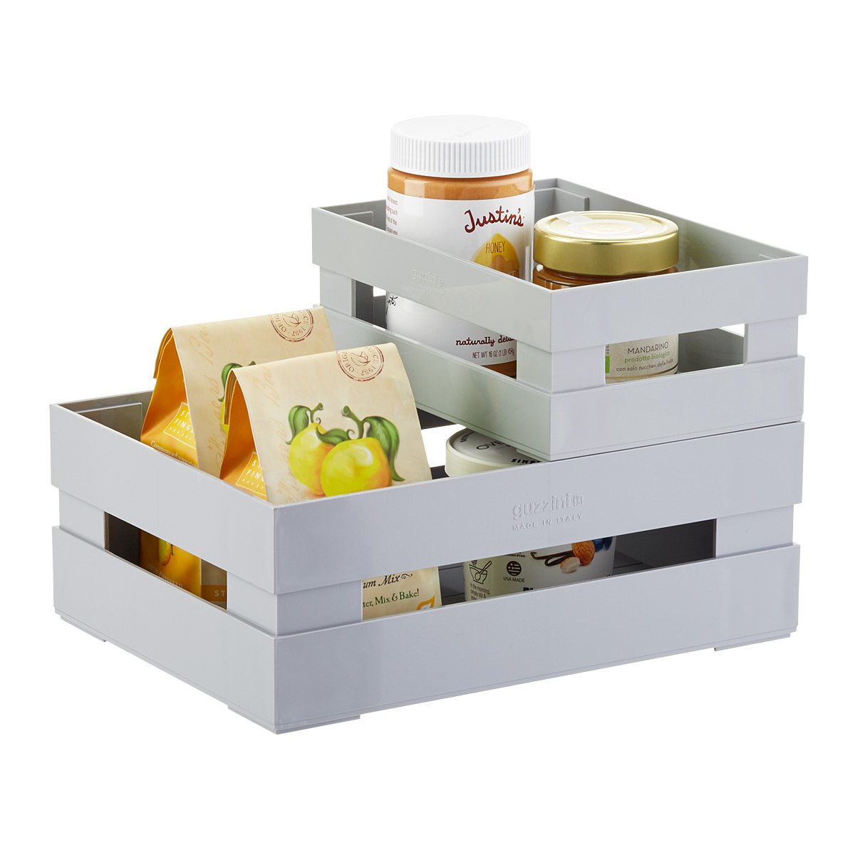 Guzzini White Italian Pantry Bins