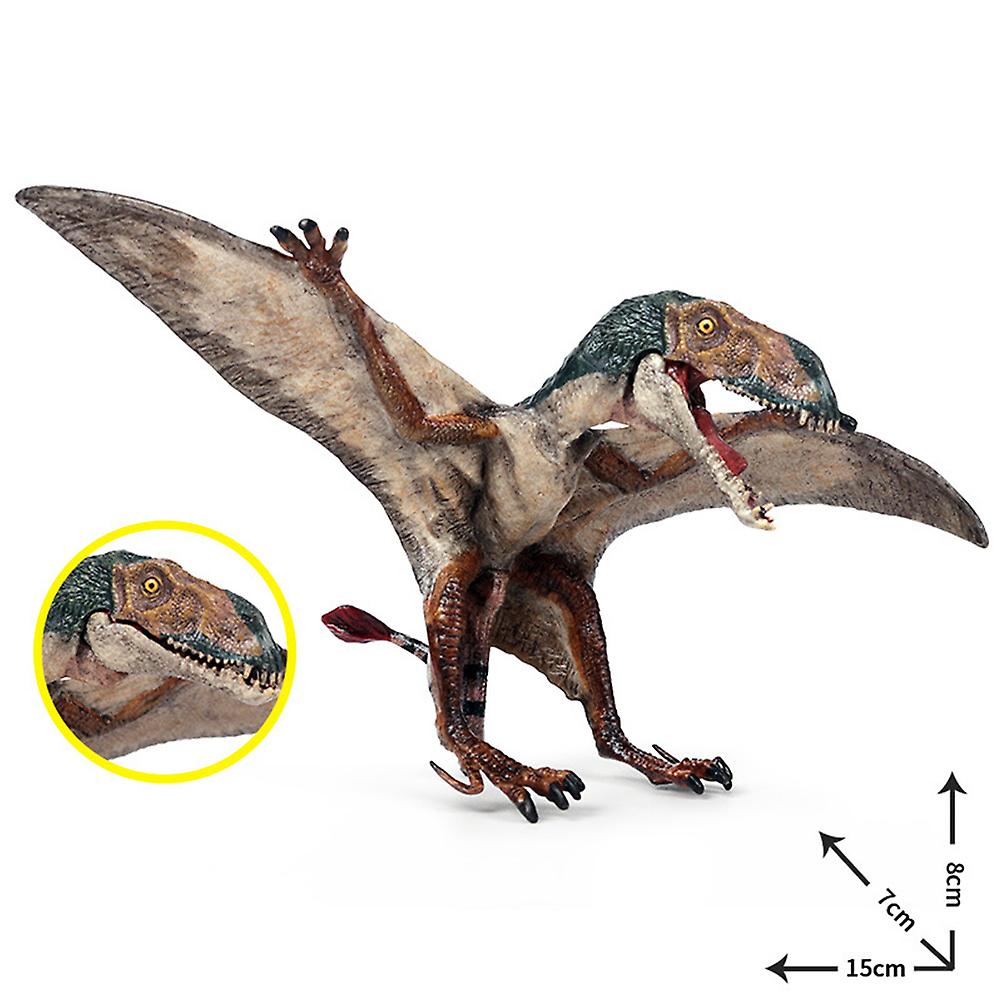 Kids Carnivorous Open Mouth Pterodactyl PVC Dinosaur World Animal Model Action Figures Toy