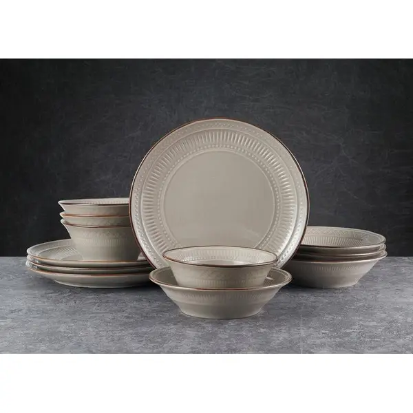 Pfaltzgraff 12-Piece Easton Dinnerware Set