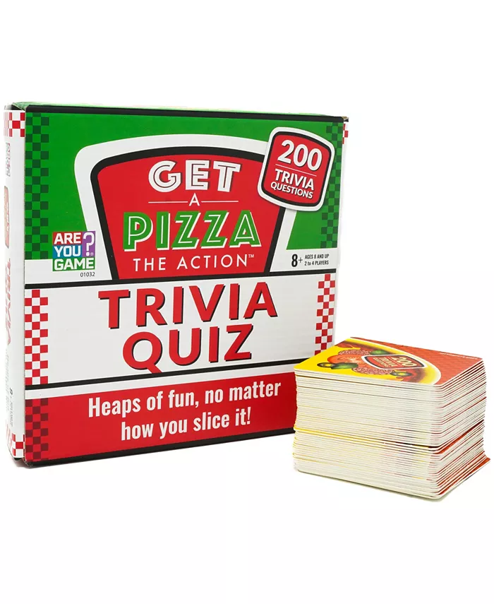 University Games Areyougame.com Get A Pizza the Action Trivia Quiz