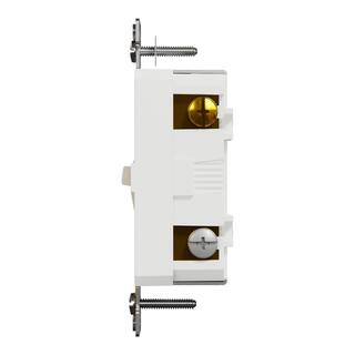 Square D X Series 15 Amp 4-Way Switch Module Rocker Back Wire Light Switch White (Requires Rocker Plate) SQR14141XX