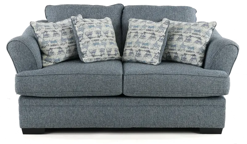 Acropolis Blue Loveseat