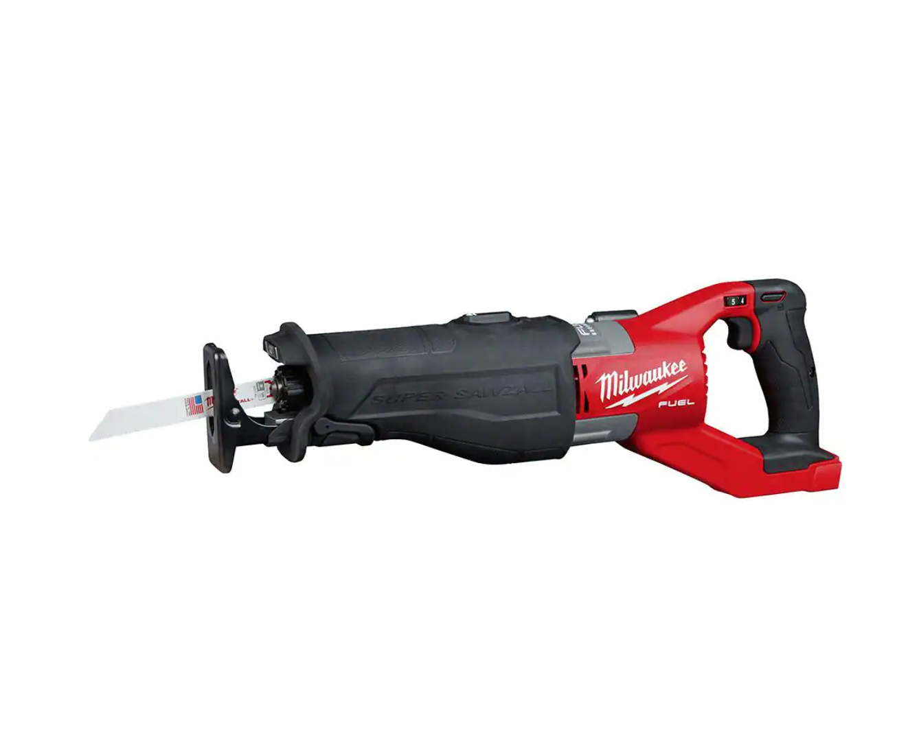 Milwaukee 2722-20-48-11-1850 M18 FUEL 18V Lithium-Ion Brushless Cordless SUPER SAWZALL Orbital Reciprocating Saw with M18 5.0 Ah Battery