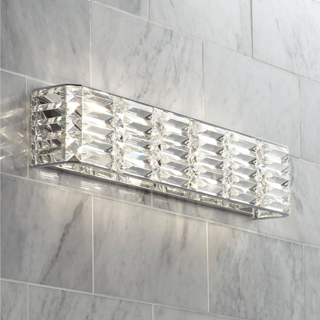 Light Bar Fixture Clear Crystal For Bedroom Bathroom Vanity Reading Living Room