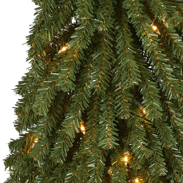 3ft Nearly Natural Pre-lit Grand Alpine Artificial Christmas Tree Clear Lights