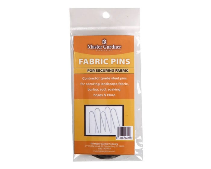 Master Gardner U Shape Landscape Pins， 10 Pack - 701-SD