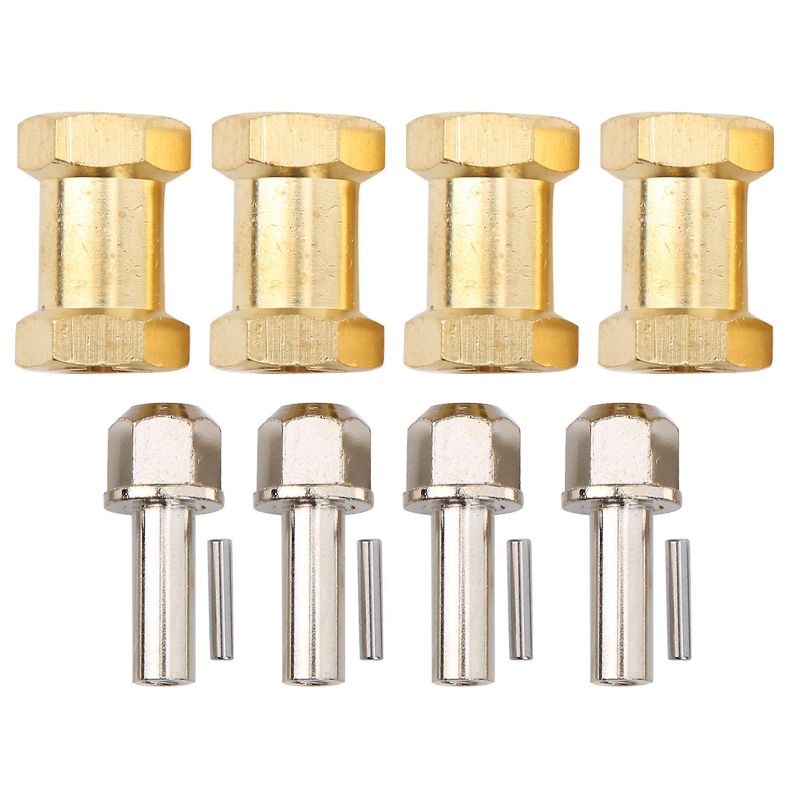 4pcs Rc Brass Connector Accessory For 1/10 Remote Control Car Easy Installation Golden20mm